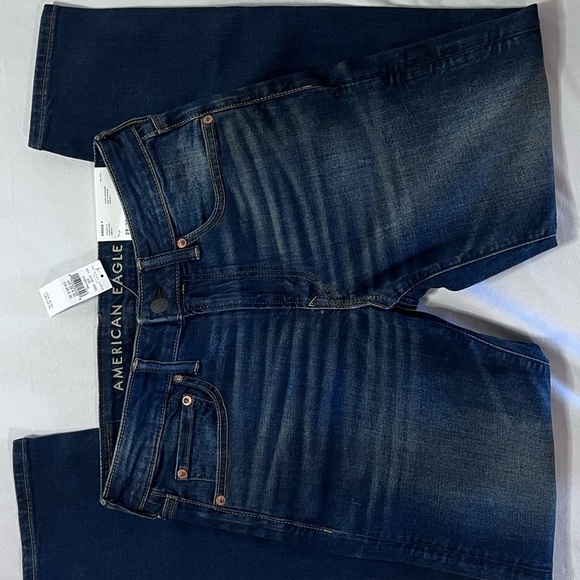 American Eagle Outfitters Men's Indigo Slim Jeans - Picture 2 of 6